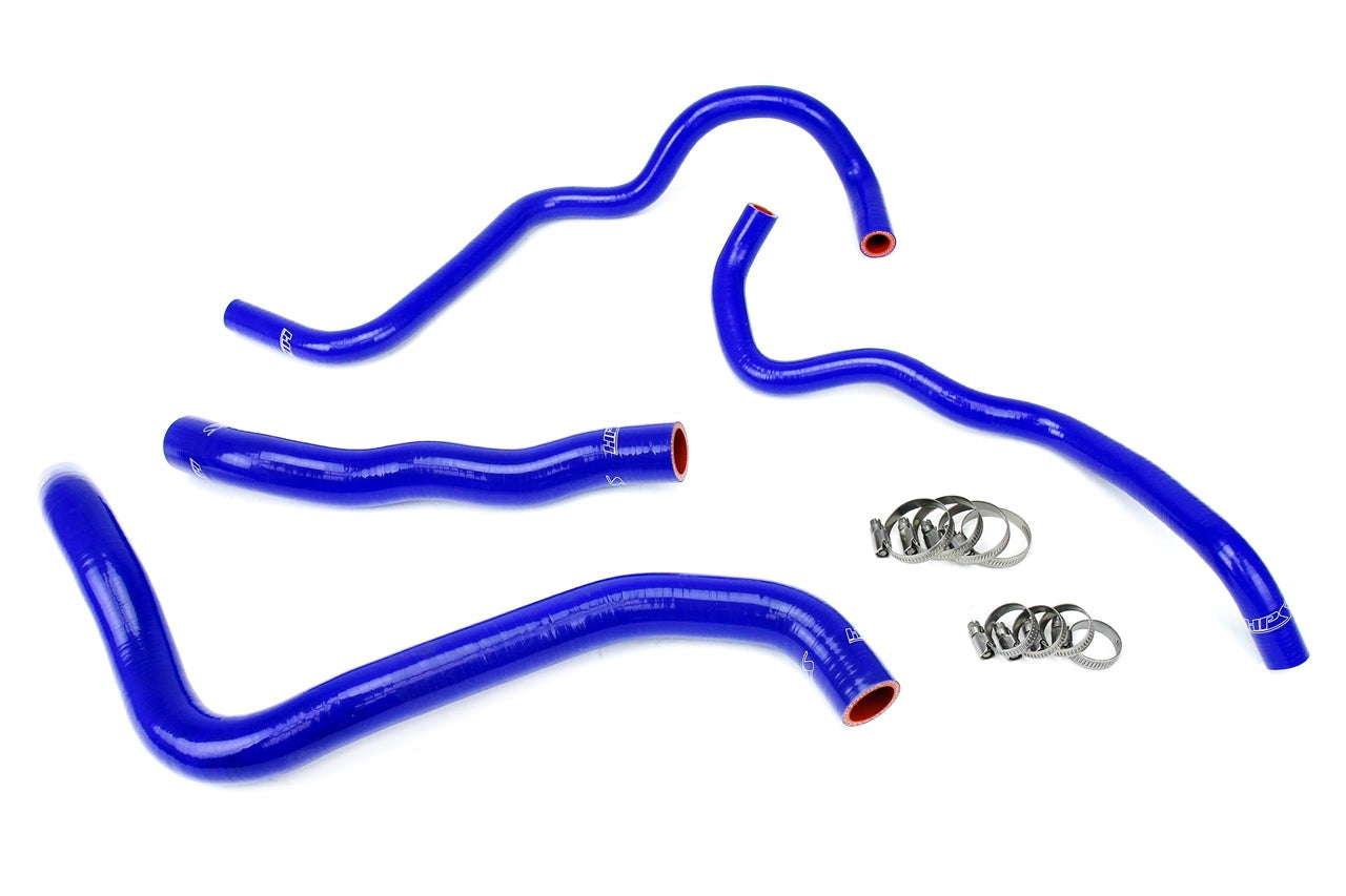 HPS Blue Reinforced Silicone Radiator + Heater Hose Kit Honda 13-17 Accord 3.5L V6 LHD