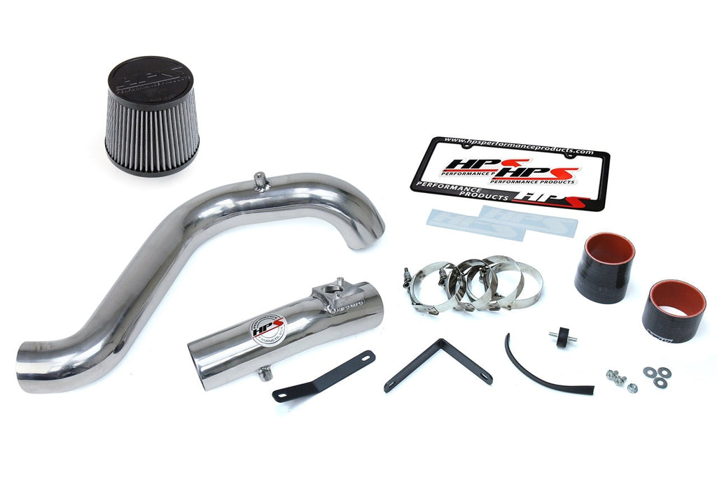 HPS Performance Cold Air Intake Kit 2016-2019 Honda Civic Non Si 1.5T Turbo, Converts to Shortram, Polish