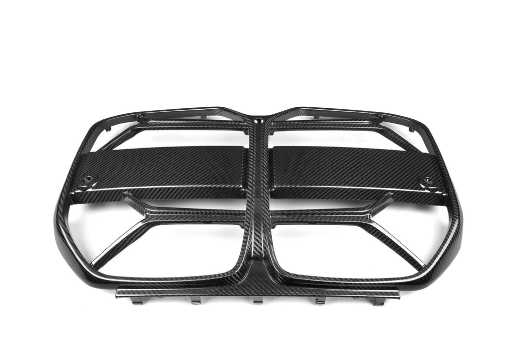 4 Series Gran Coupe G26 CSL Style Dry Carbon Fiber Grill With or Without ACC