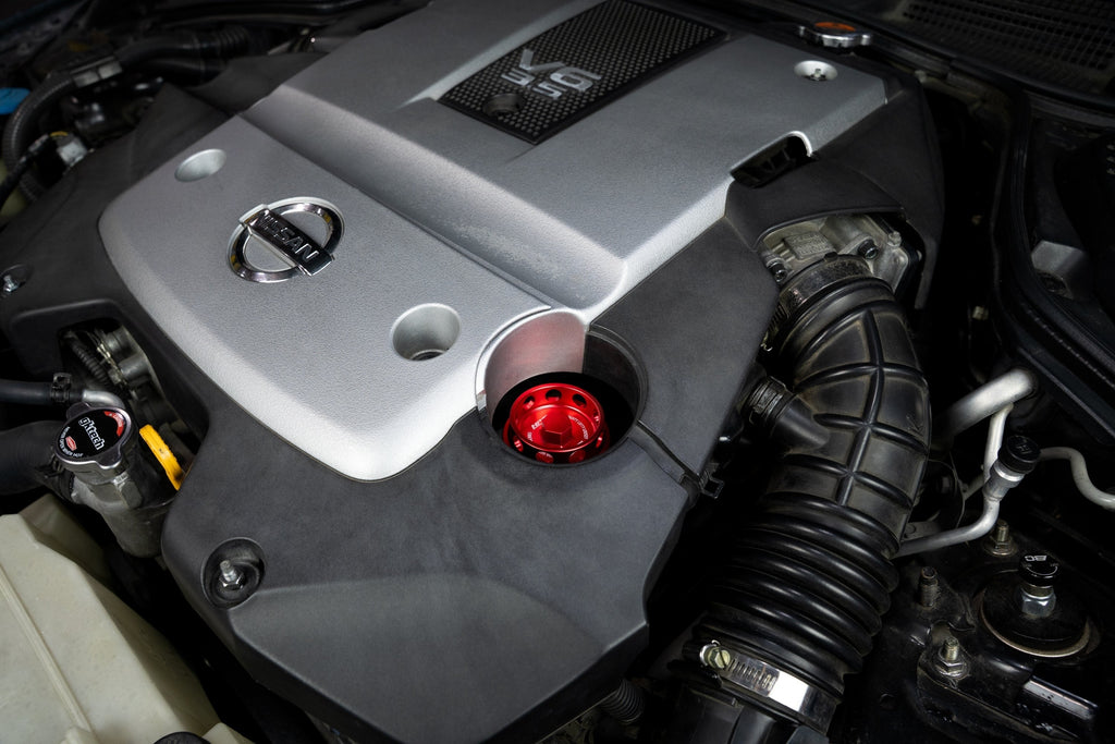 HPS Performance Billet Aluminum Oil Filler Cap for INFINITI Engine