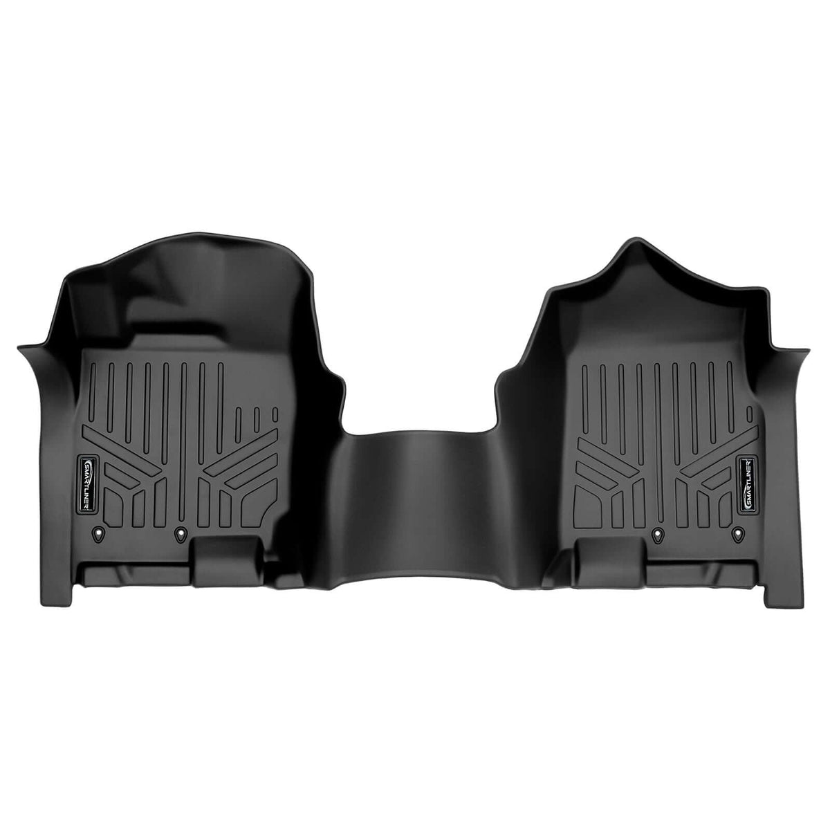 SMARTLINER Floor Liners for 2017-2024 Nissan Titan King Cab (1st Row Bench) With OTH Coverage