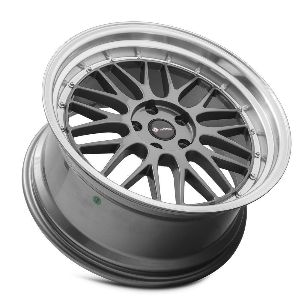 VORS VR8 18" 5x120 Hyper Black Machined Lip