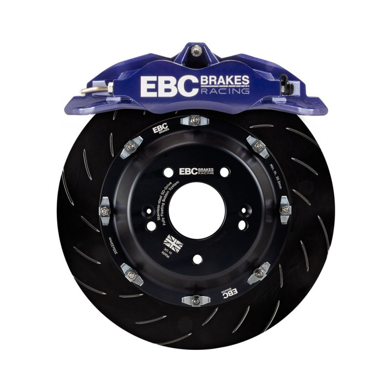 EBC Racing Apollo-4 Front Big Brake Kit, Blue - 2013-2020 & 2022-2026 Subaru BRZ / Toyota GR86/FRS/GT86