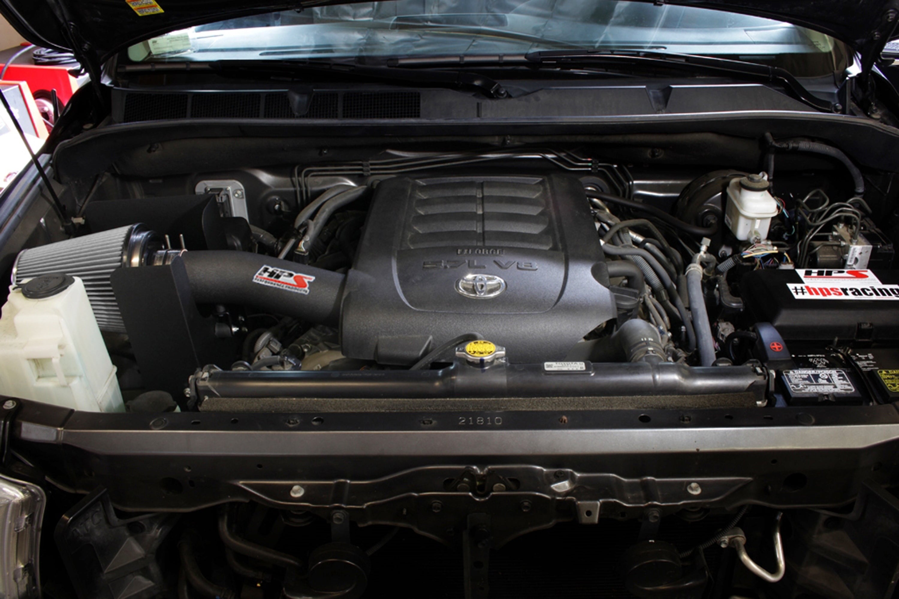 HPS Performance Air Intake Kit 2007-2011 Toyota Tundra 5.7L V8, Includes Heat Shield, 827-629