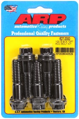 ARP 1/2-13in x 2.000in 12pt Black Oxide Bolts (Set of 5)