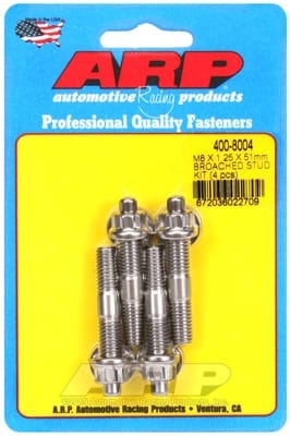 ARP Sport Compact M8 x 1.25 x 51mm Stainless Accessory Studs (Set of 4)