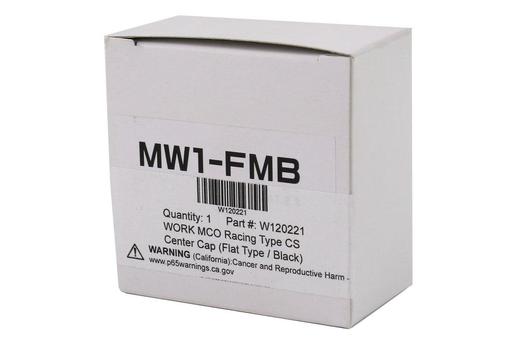 Work Flat Type MCO Racing Type CS Center Cap