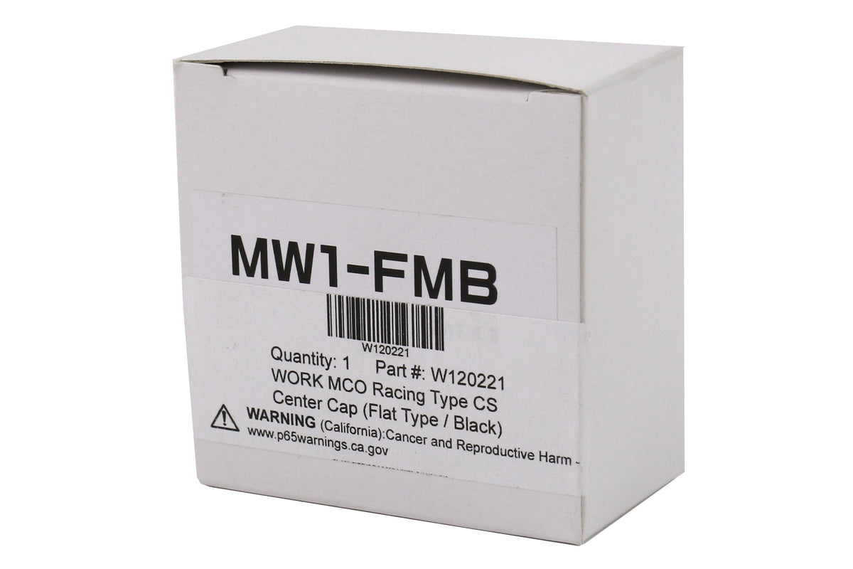 Work Flat Type MCO Racing Type CS Center Cap