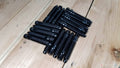 78mm Pure Bullet Race Stud Kit 12 x 1.5 with Black 17mm MH Titan Nuts