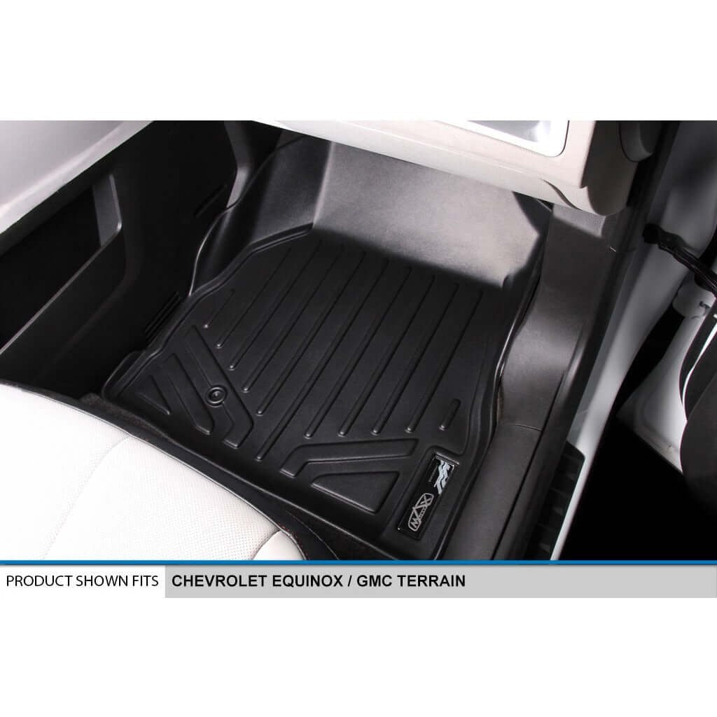 Smart TrimTM Floor Liners For 2010-2011 Equinox / Terrain (Dual Front Floor Hooks)