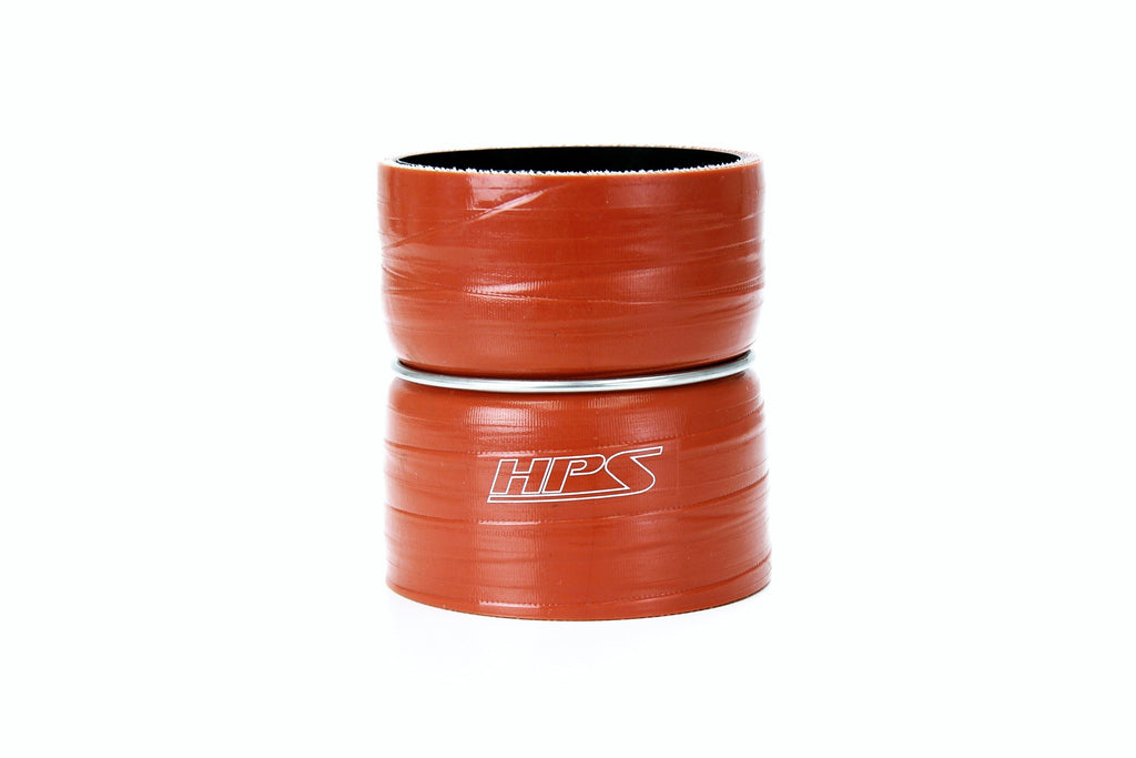 HPS Silicone Intercooler Boot Hose with Clamps, Orange, 57-2237, replace OEM part # 8C3Z-6N650-A, 8C3Z-6W650-A