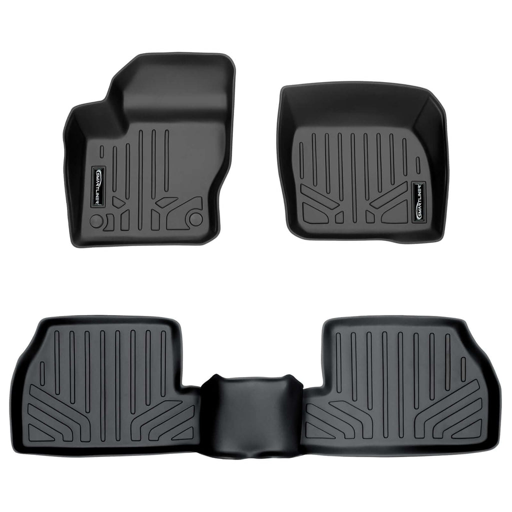 SMARTLINER Custom Fit Floor Liners For 2012-2018 Ford Focus Hatchback (No SR Models)