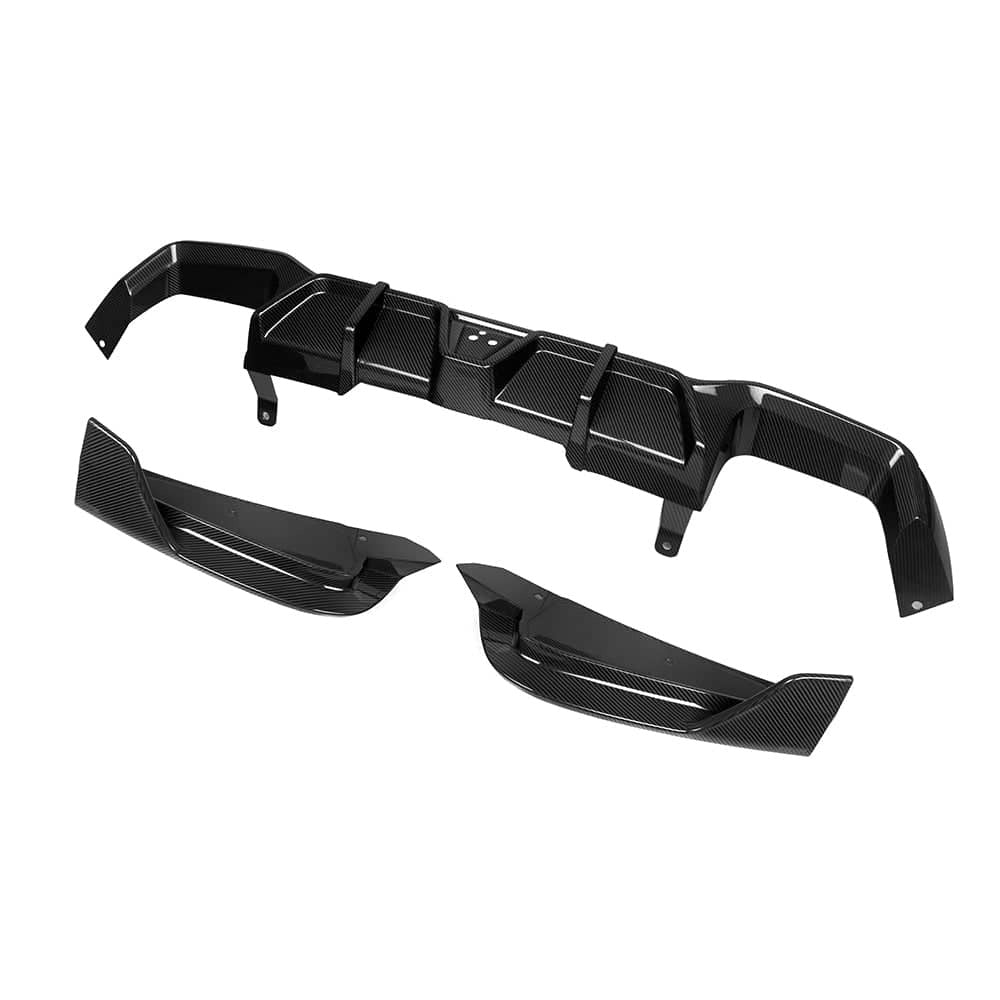 X4M F98 LCI SQ Style Dry Carbon Fiber Rear Diffuser