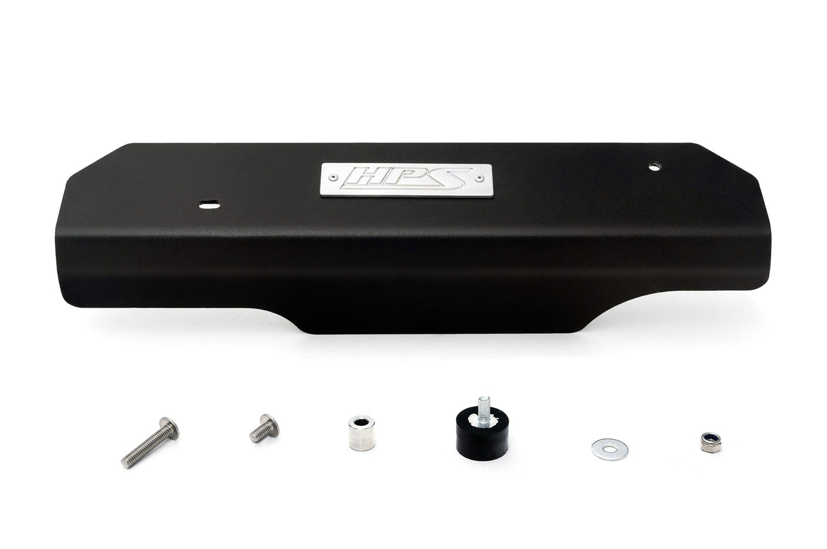 HPS Pulley Belt Cover Aluminum, 2015-2021 Subaru WRX 2.0L Turbo, 71-102