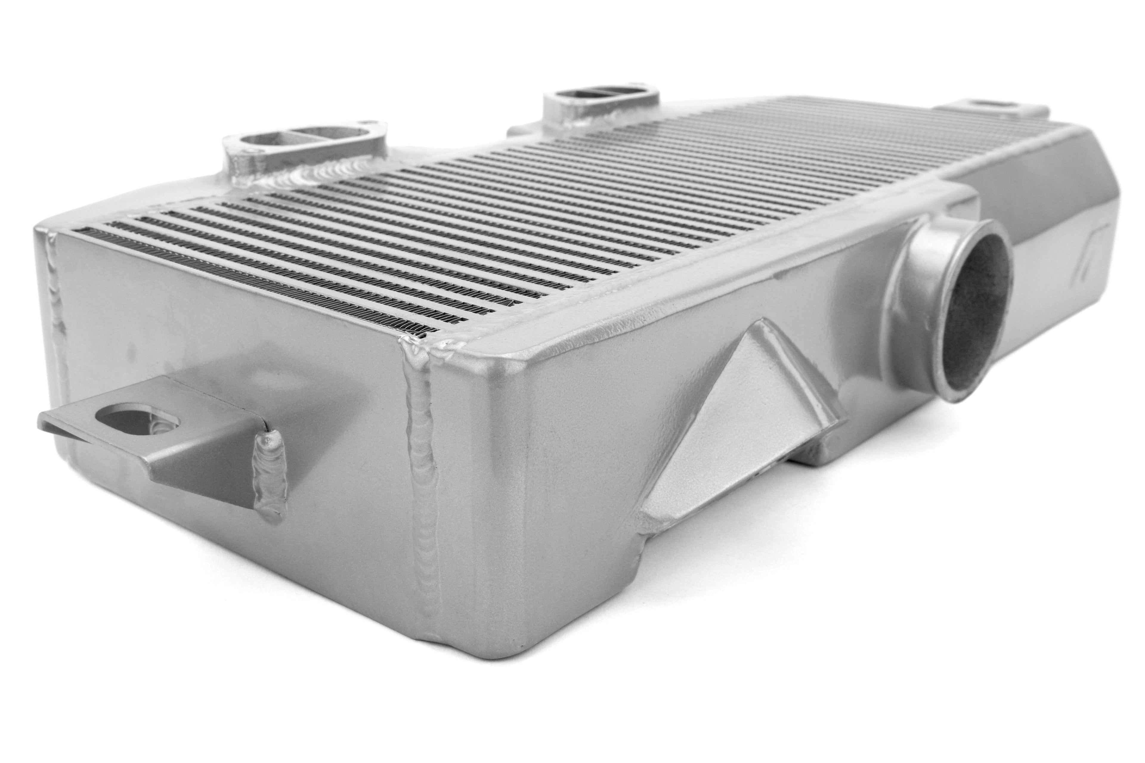 Mishimoto Performance Top Mount Intercooler Kit - 2015+ STI-Silver with Red Hose