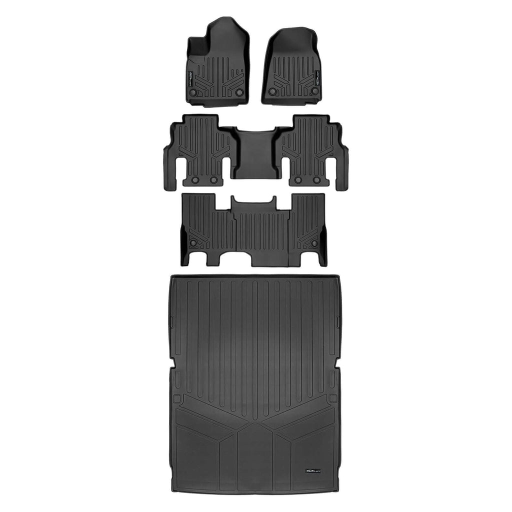 SMARTLINER Floor Liners for 2023-2025 Jeep Wagoneer L (7 Passenger Model)