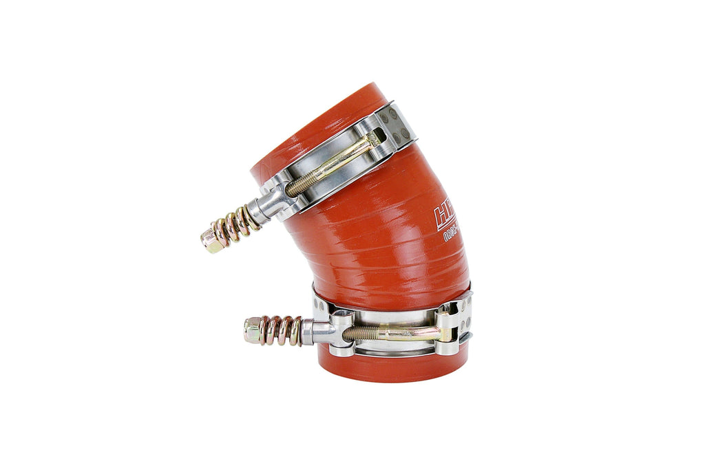 HPS Silicone Intercooler Boot Hose with Clamps, Orange, 57-2227, replace OEM part # 6C34-6C640-CA, 6C3Z-6C640-C
