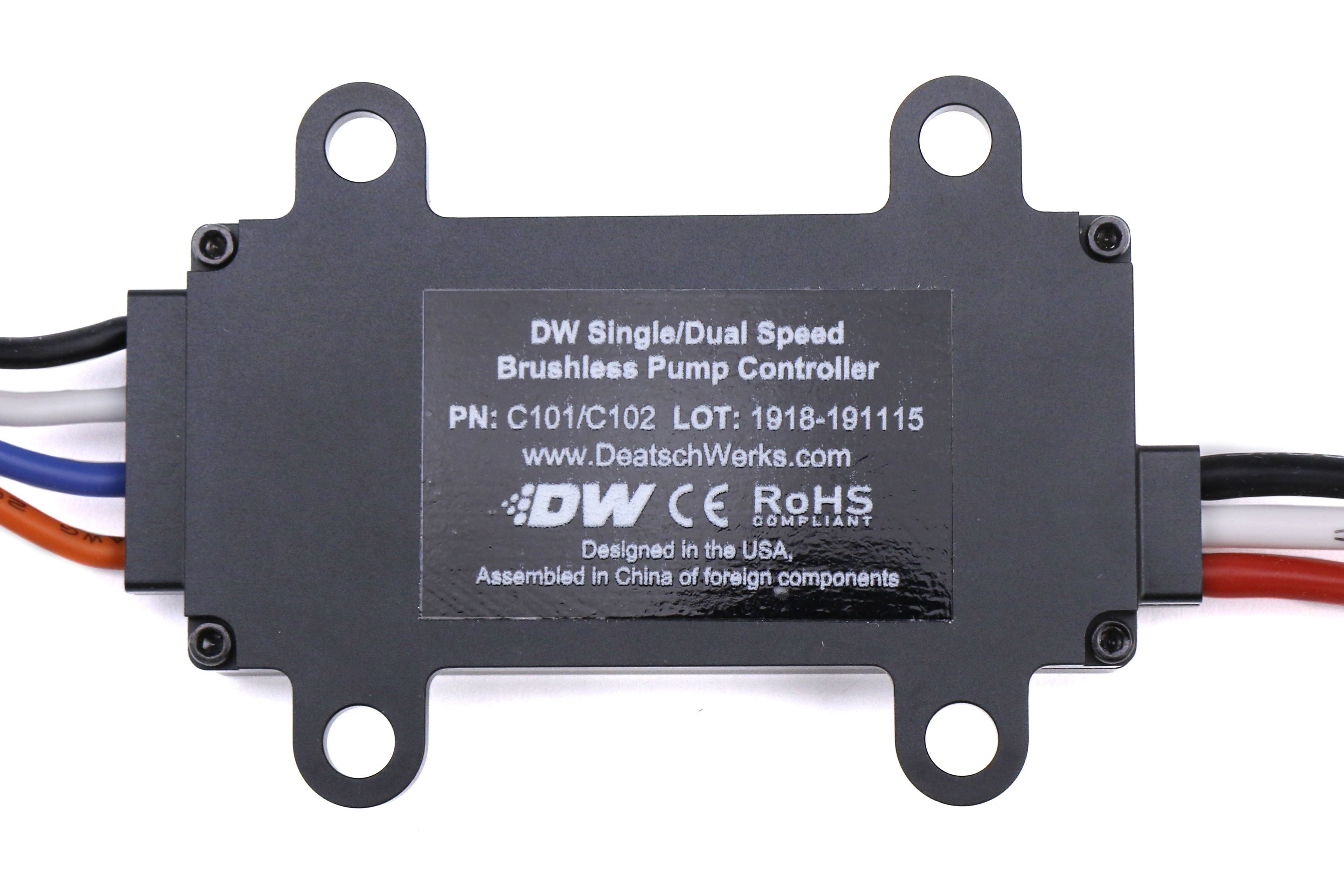 DeatschWerks DW440 440lph Brushless Fuel Pump w/ Dual Speed Controller - Universal