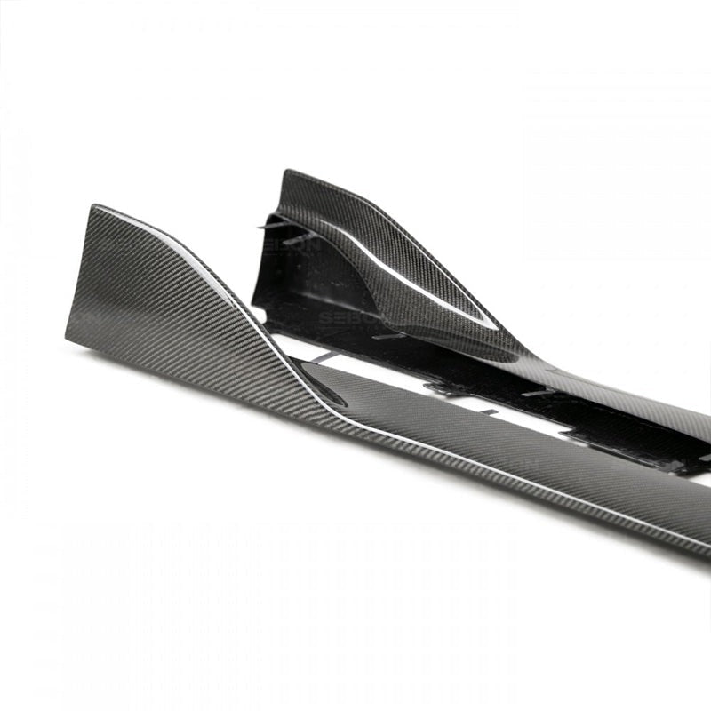 Seibon MB Style Carbon Fiber Side Skirts - 2020-2021 Toyota A90 Supra