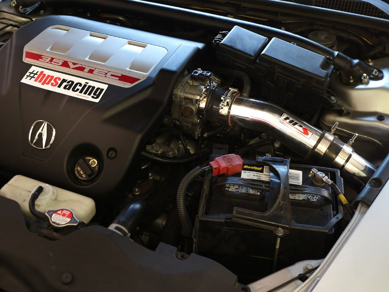 HPS Cold Air Intake Kit 2007-2008 Acura TL Type-S 3.5L V6, Converts to Shortram, 837-275