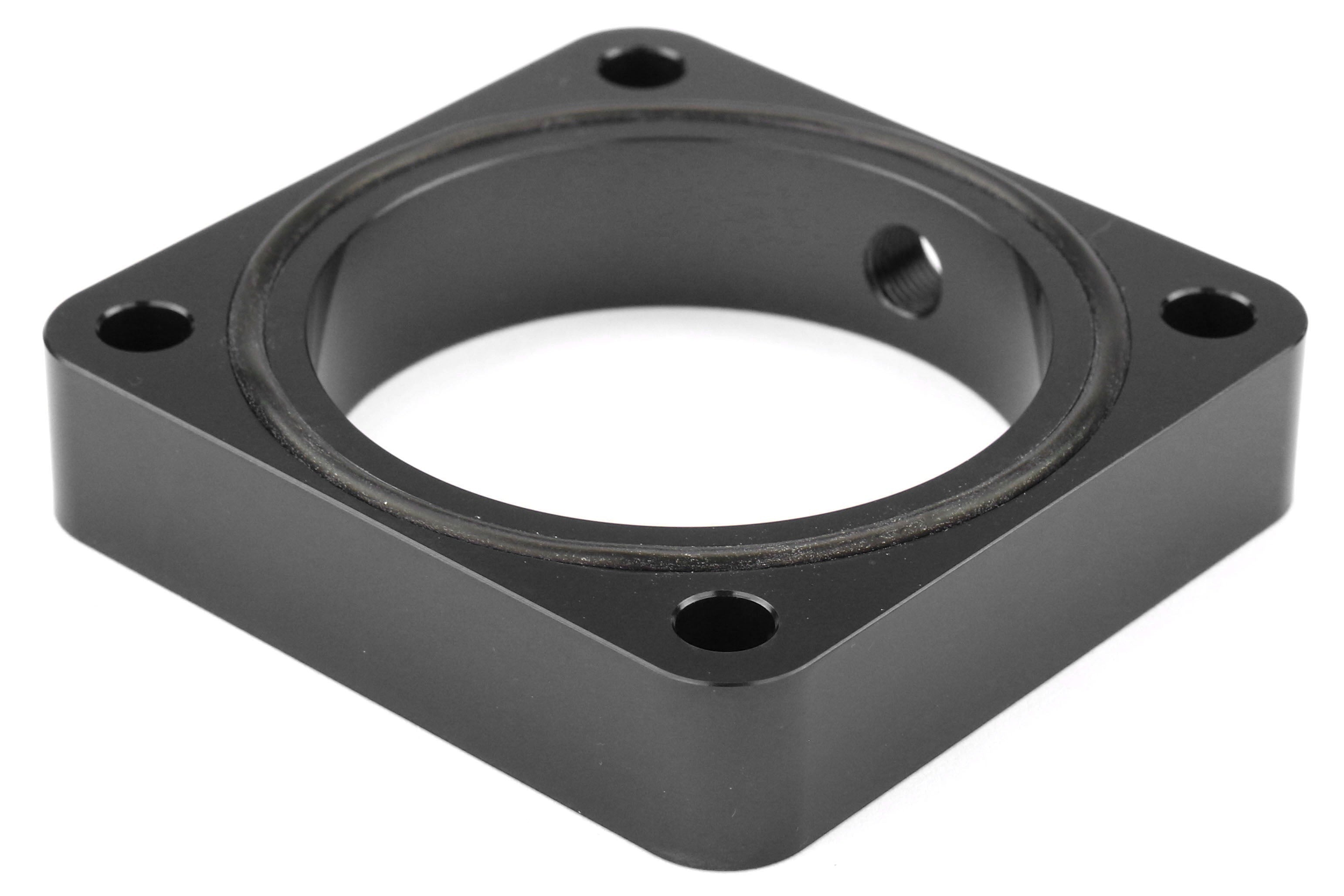 Torque Solution 19mm Throttle Body Spacer Black - 2013-2021 Scion FR-S / Subaru BRZ / Toyota 86