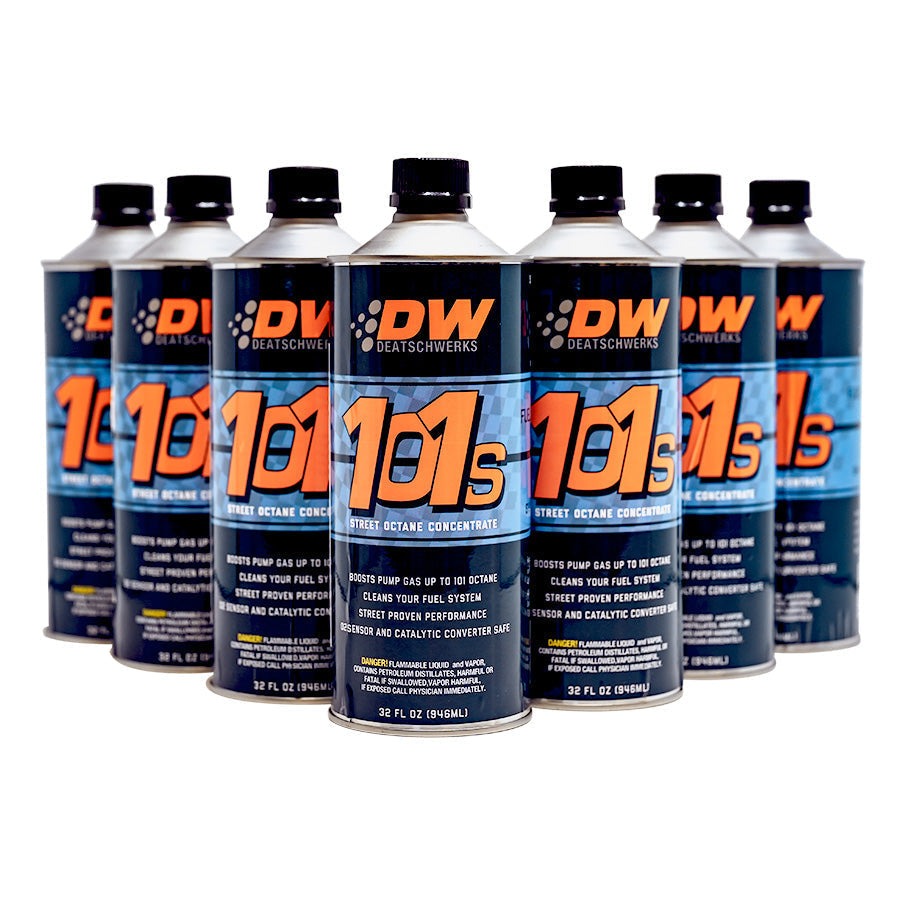 DeatschWerks 101s Street Octane Booster 32oz cans, case of 8 - Universal