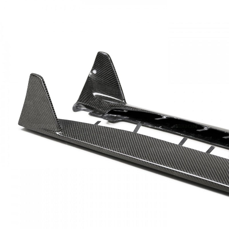 Seibon MB Style Carbon Fiber Side Skirts - 2020-2021 Toyota A90 Supra