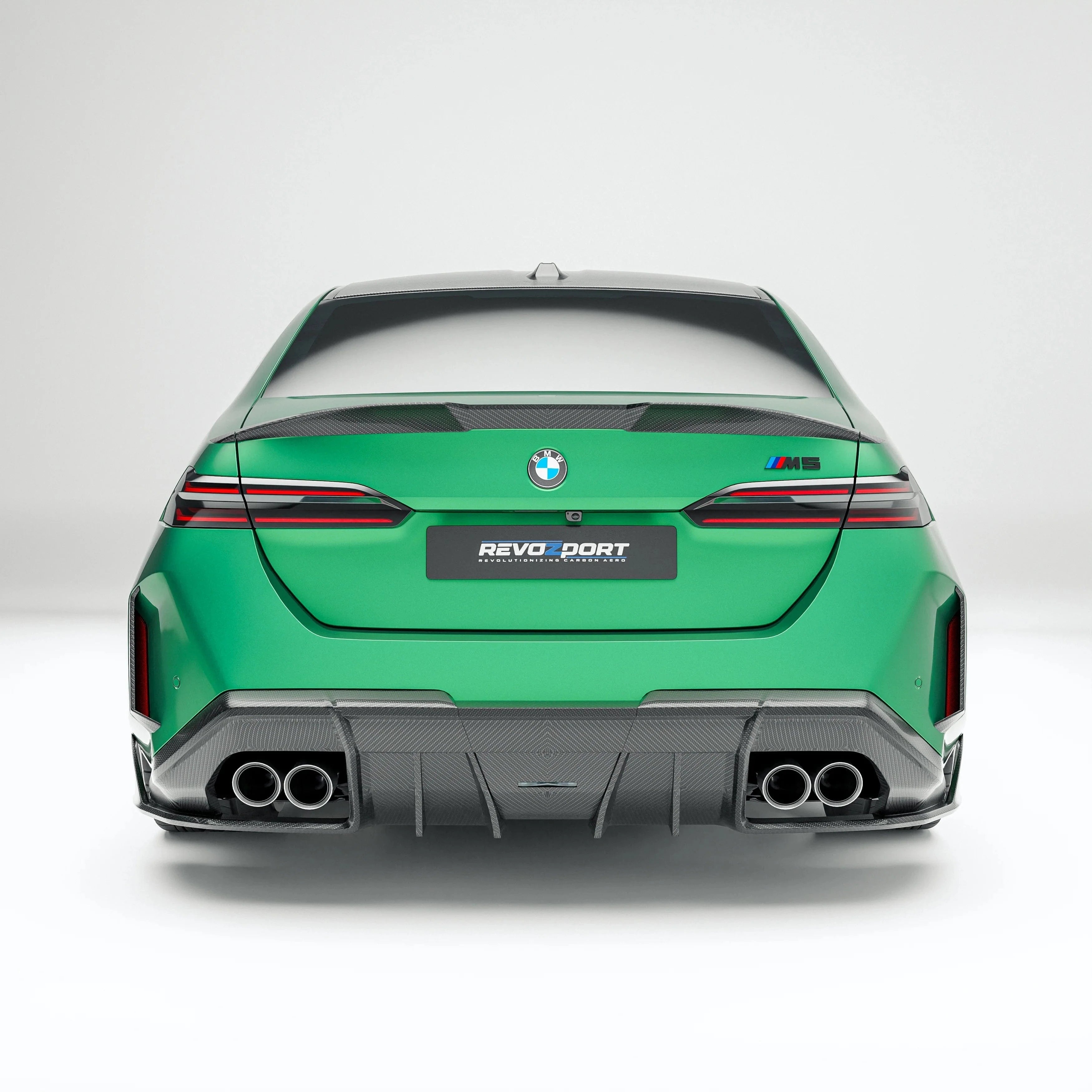 Revozport Carbon Fiber Rear Spoiler for BMW G90 M5 2025+