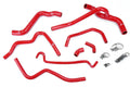 HPS Red Reinforced Silicone Radiator and Heater Hose Kit Coolant Ford 05-10 Mustang 4.0L V6