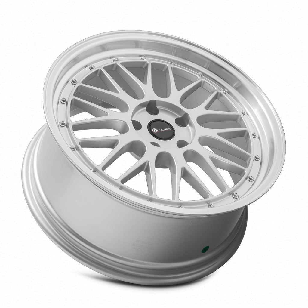 VORS VR8 18" 4x100 Silver Machined Lip