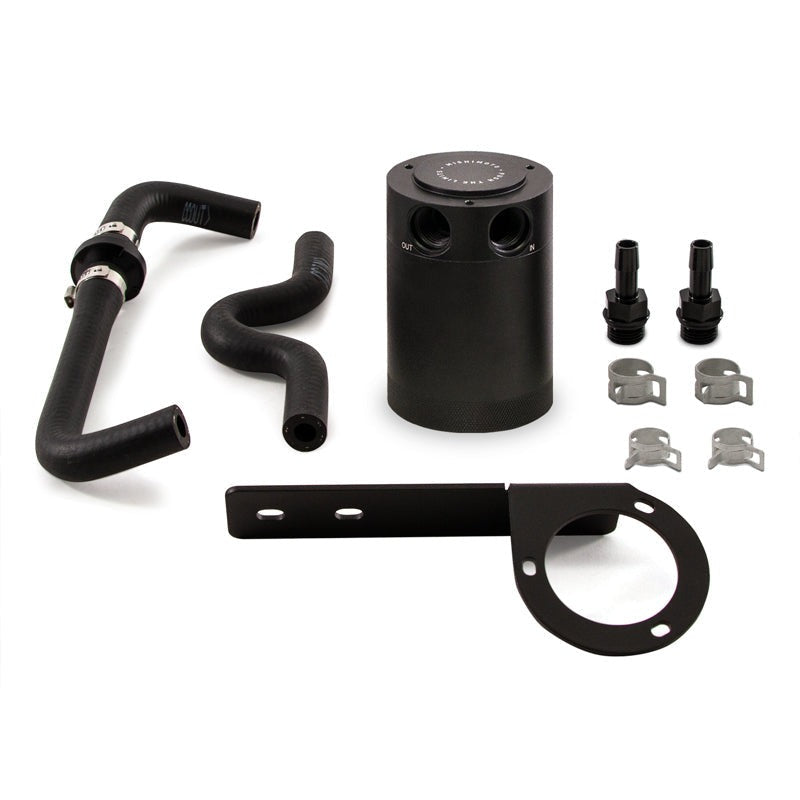 Mishimoto Baffled Oil Catch Can Kit - Black - 2017-2026 Honda Civic Type-R