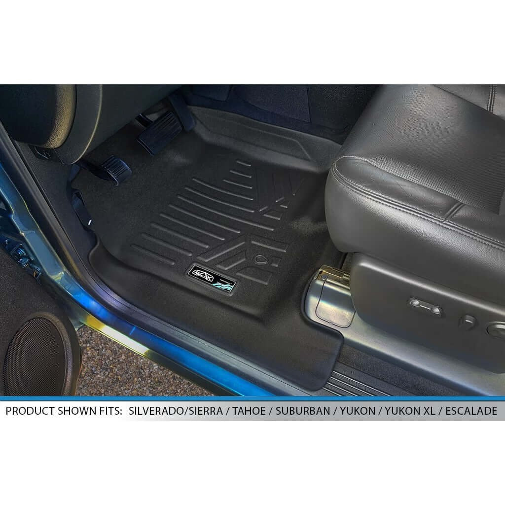 Smart TrimTM Floor Liners For 2007-2013 Silverado/Sierra 1500 Crew Cab - 2007-2014 2500/3500 HD Crew Cab