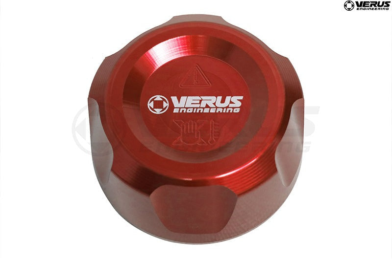 Verus Engineering Heat Exchanger Cap Red 2020 Toyota Supra - 2020+ A90 Supra