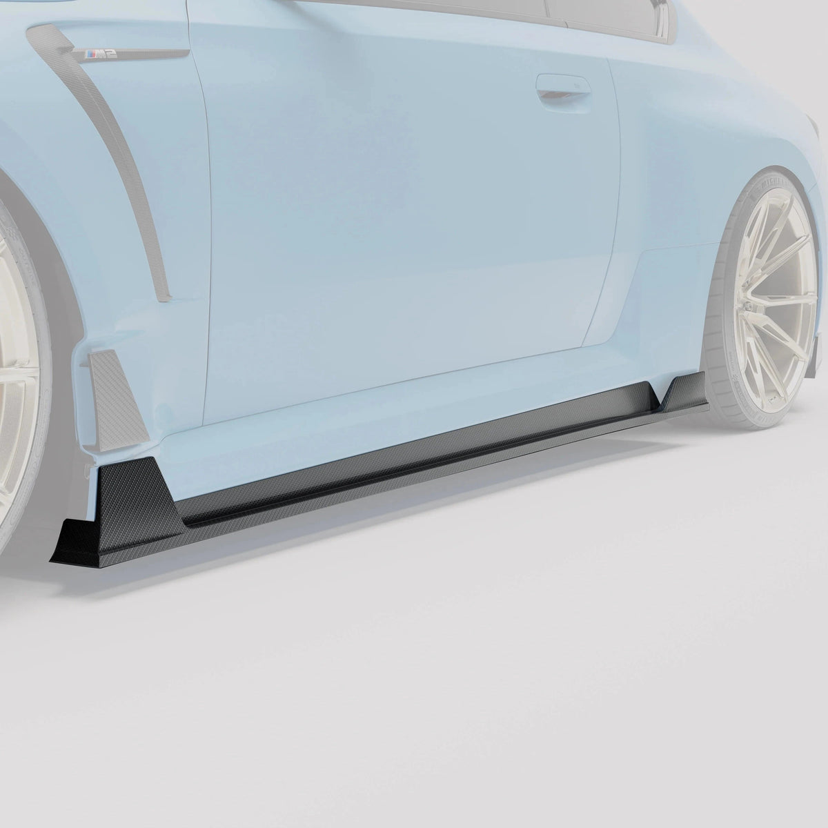 Revozport Carbon Fiber Side Skirts for BMW G80 G81 M3 2021-2024