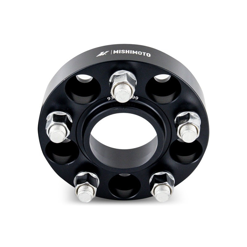Mishimoto Wheel Spacers - 5x100 - 56.1 - 25 - M12 - Black - 2013-2026 Scion FR-S / Subaru BRZ / Toyota 86/GR86 / 2002–2014 Subaru WRX / 2004 Subaru WRX STI / 1998–2018 Subaru Forester / 2000–2019 Subaru Legacy / 2000–2019 Subaru Outback
