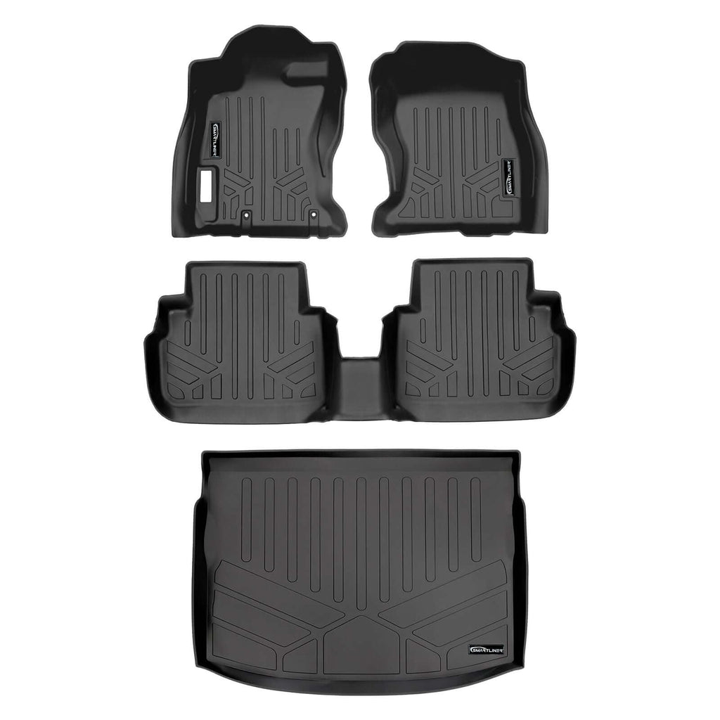 SMARTLINER Floor Liners for 2018-2023 Subaru Impreza Hatchback (No Sedan) and Crosstrek All Models