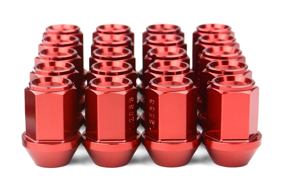 Project Kics Project Leggdura Racing Red Lug Nuts 12x1.25 - Universal