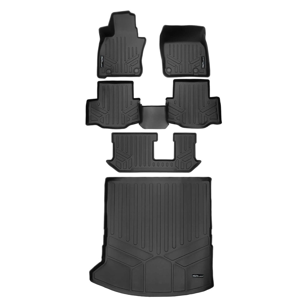 SMARTLINER Floor Liners for 2024-2026 Mazda CX-90 Plug-In Hybrid (Only Fits 2nd Row Bench)