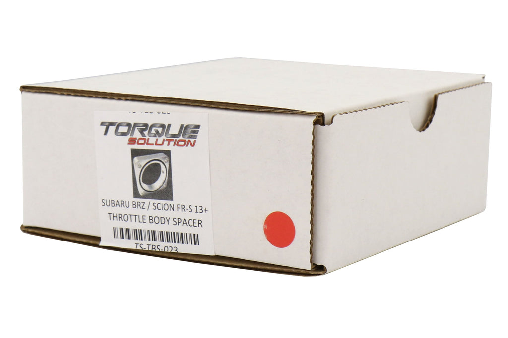 Torque Solution 19mm Throttle Body Spacer Silver - 2013-2021 Scion FR-S / Subaru BRZ / Toyota 86