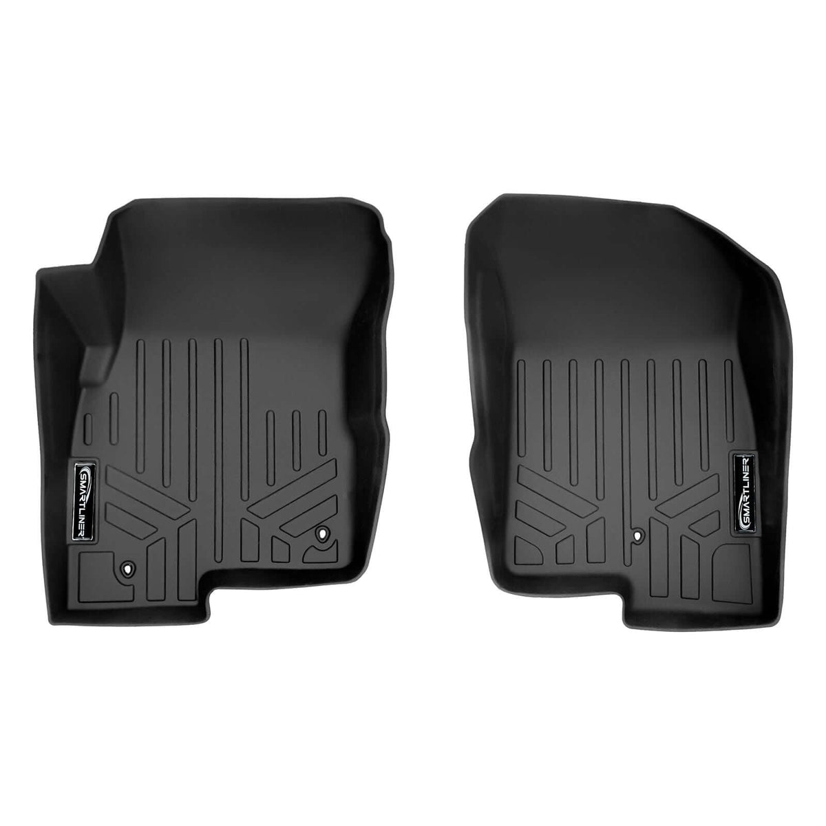 SMARTLINER Floor Liners for 2017 Jeep Patriot (with 1st Row Dual Driver Side Floor Hooks)