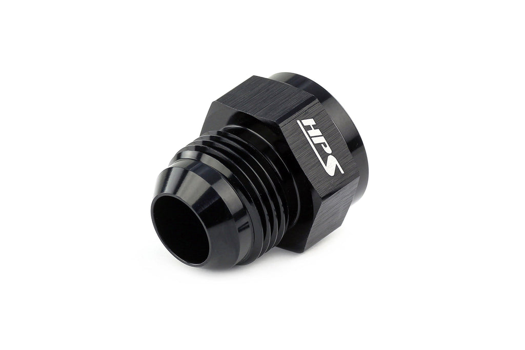HPS Performance Female AN to Male AN Flare Expander Adapter, Aluminum, Black