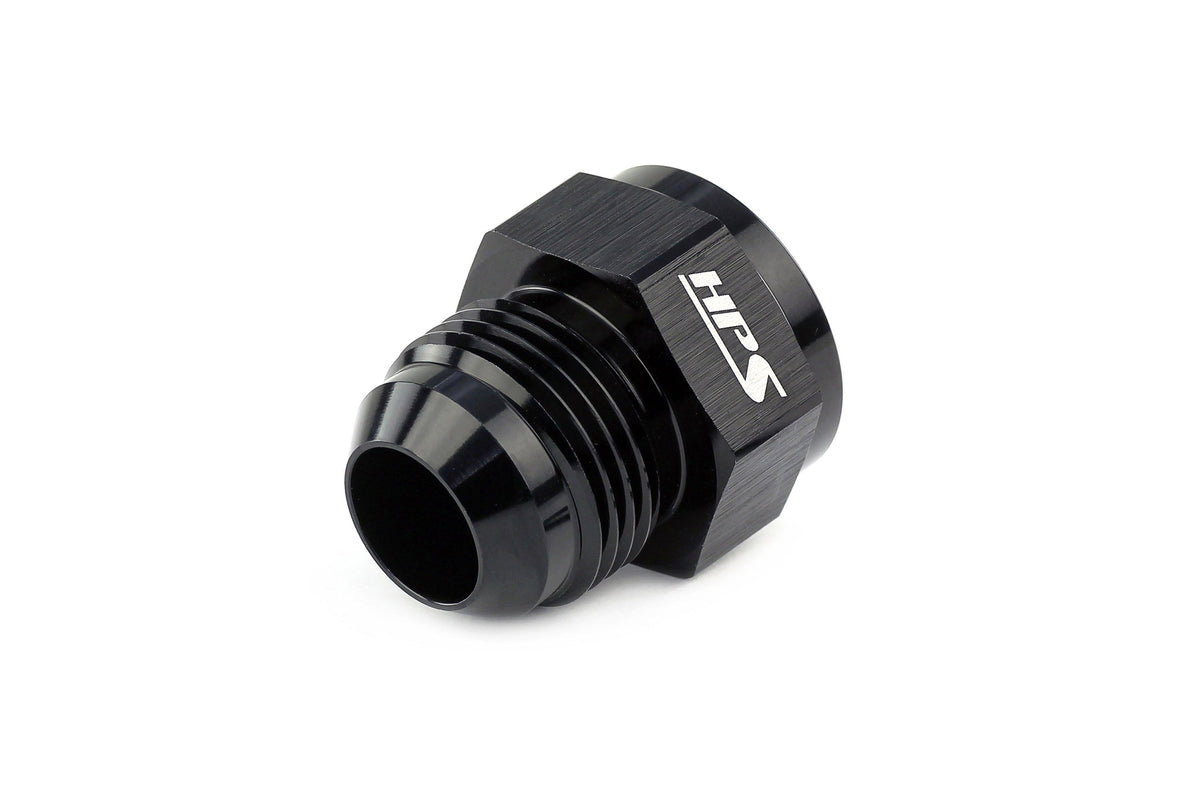 HPS Performance Female AN to Male AN Flare Expander Adapter, Aluminum, Black
