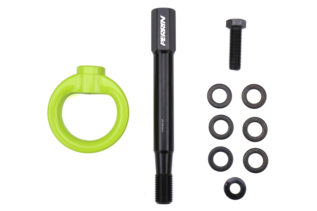 PERRIN Front Tow Hook (Neon Yellow) - 2014-2024 Subaru Forester