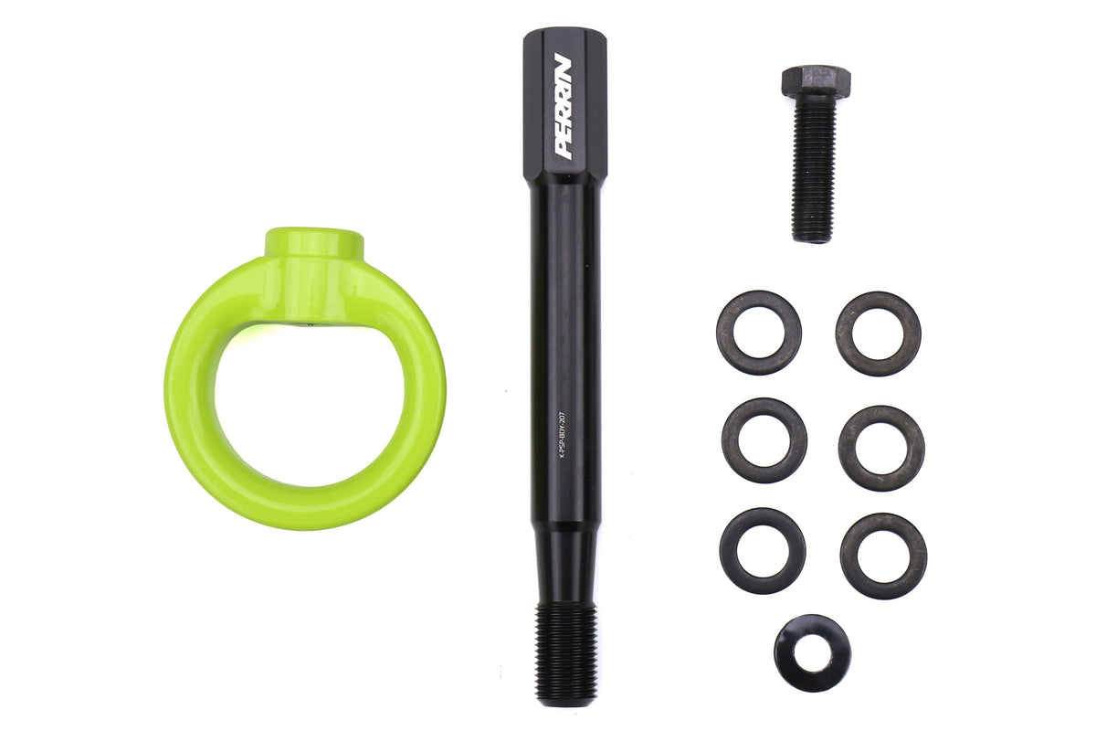 PERRIN Front Tow Hook (Neon Yellow) - 2014-2024 Subaru Forester