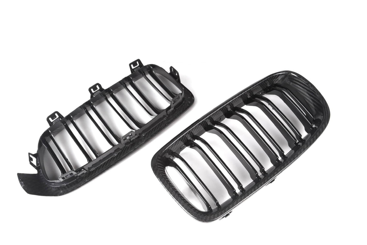 3 Series F30/F31/F35 Double Slat Dry Carbon Fiber Grill