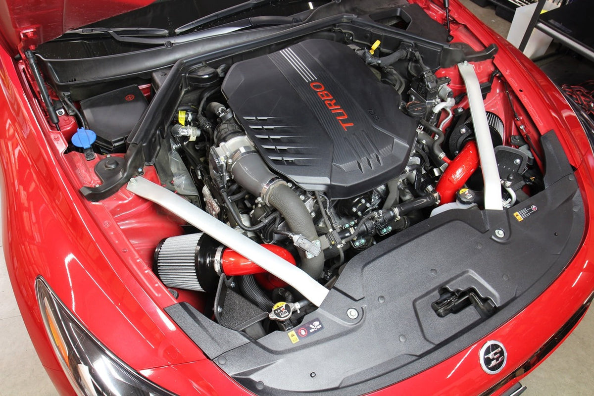 HPS Shortram Air Intake Kit 2018-2024 Kia Stinger 3.3L V6 Twin Turbo, Includes Heat Shield, 827-672