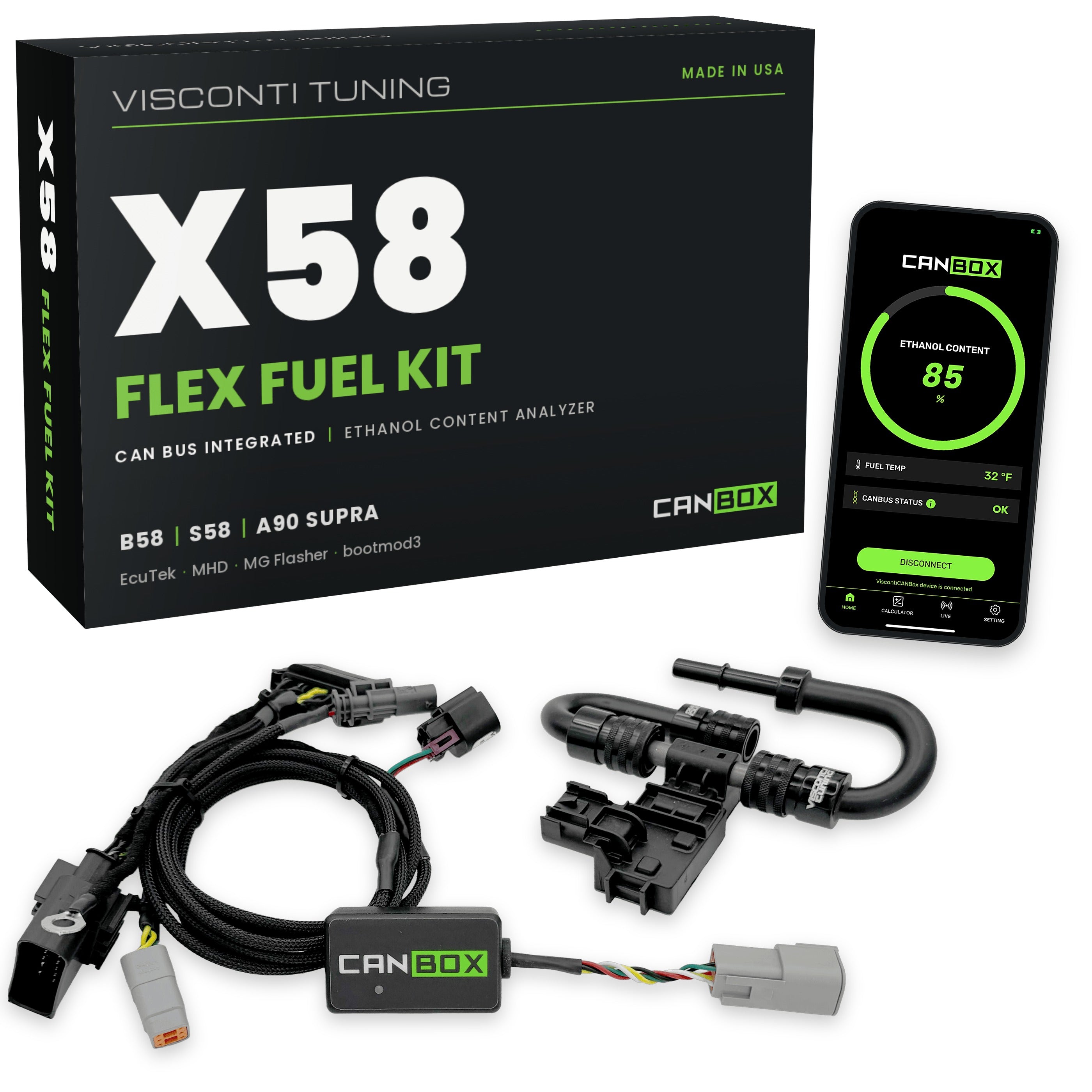 B58 S58 X58 FLEX FUEL KIT