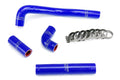 HPS Blue Reinforced Silicone Radiator Hose Kit Kawasaki 88-04 KX500