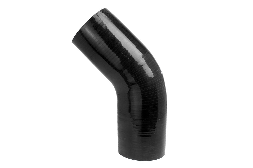 HPS 3-1/8" Silicone 45 Degree Elbow Coupler Hose, High Temp 4-ply Reinforced, 80mm ID