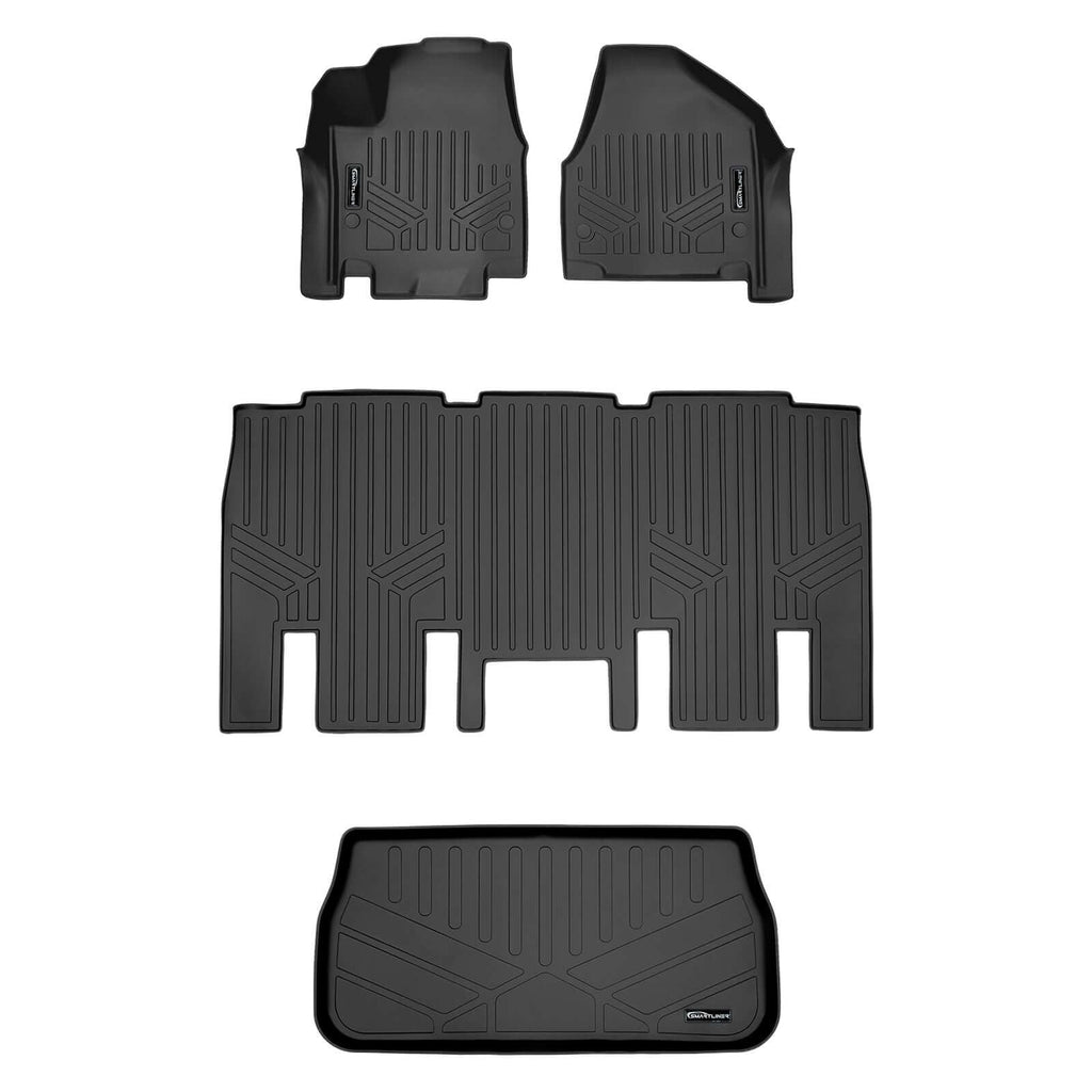 SMARTLINER Floor Liners for 2017-2026 Chrysler Pacifica with 2nd Row Bench (Touring & L Models)